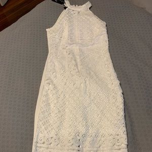 White lace dress